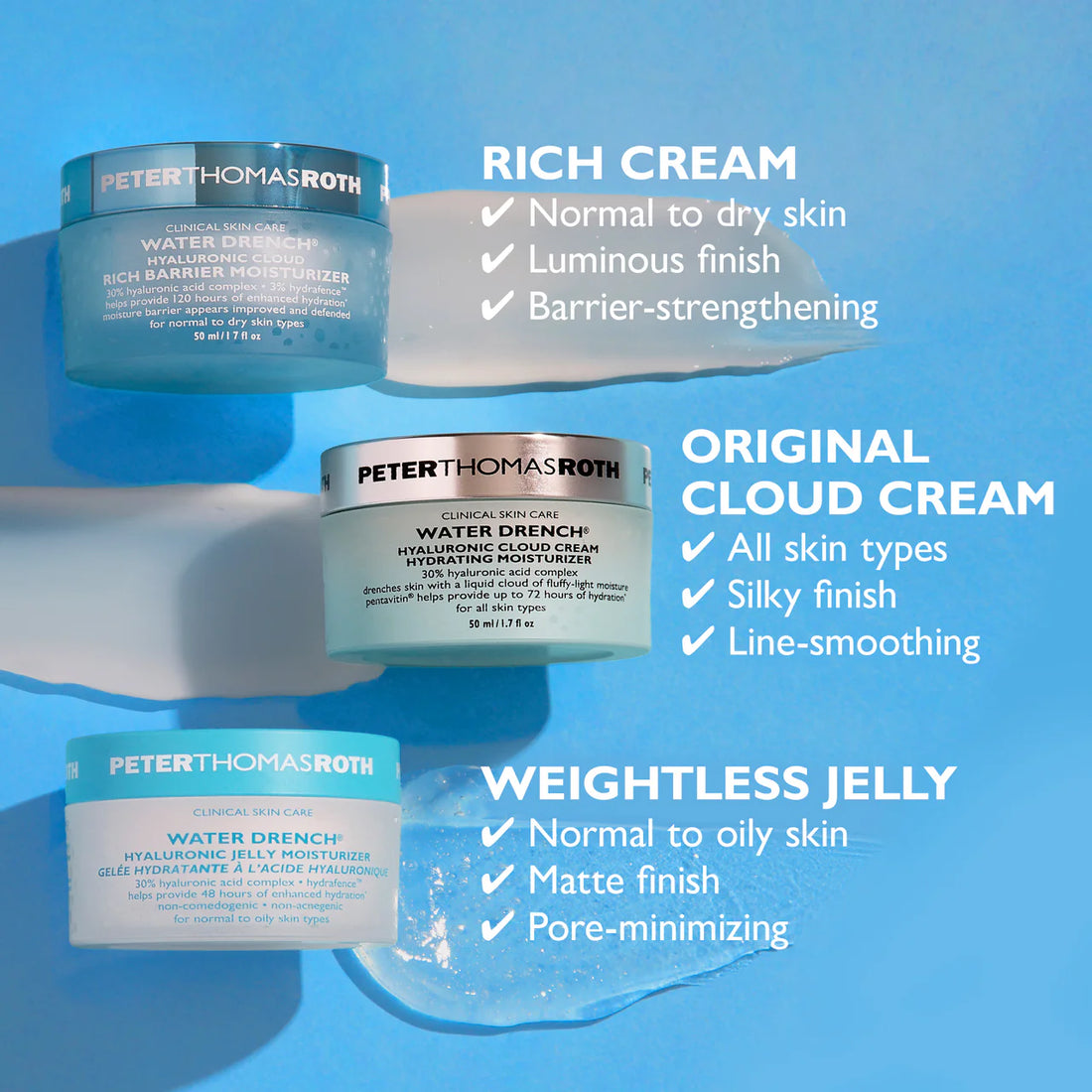 Peter Thomas Roth      
Mini-Size Day & Night Cloud Creams 2-Piece Kit 💙