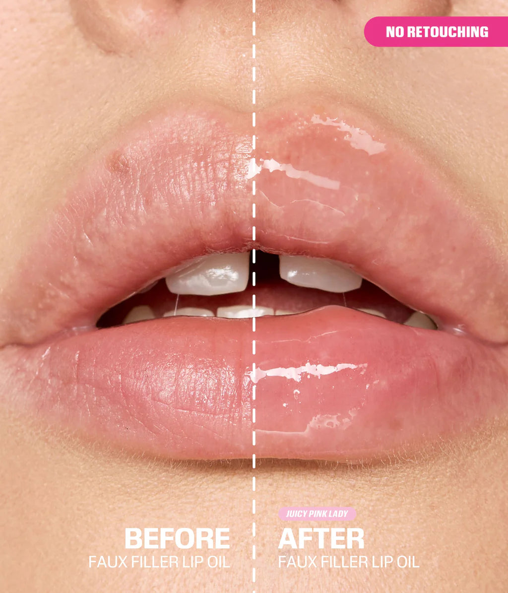 Huds Beauty      
Faux Filler Jelly Lip Oil - Juicy Pink Lady 🩷