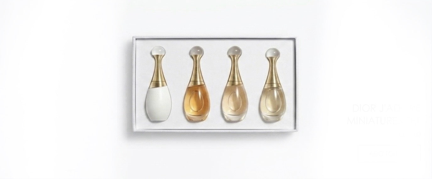 Christian Dior
J’adore Fragrance Miniature 4 Piece Set     
🤍🤍