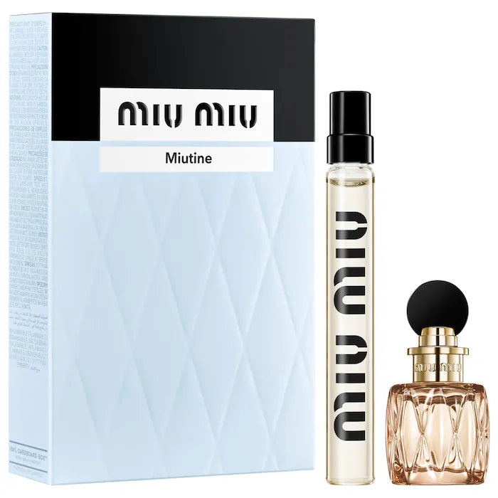 Miu Miu       
Mini Miutine Eau De Parfum Perfume Duo Gift Set     
🩵🩵