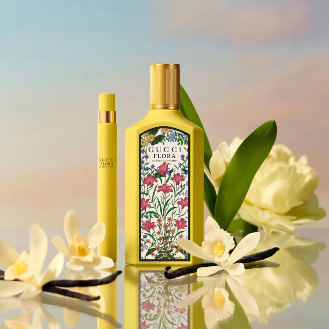 Gucci  Flora      
Gorgeous Orchid eau de parfum     
💛💛