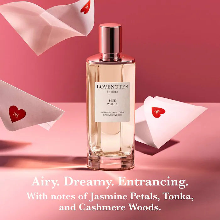 Ariana Grande       
LOVENOTES Pink Woods Eau de Parfum     
🩷🩷