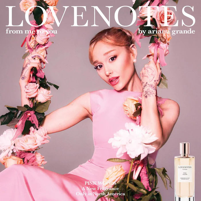 Ariana Grande       
LOVENOTES Pink Woods Eau de Parfum     
🩷🩷