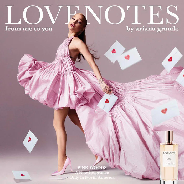 Ariana Grande       
LOVENOTES Pink Woods Eau de Parfum     
🩷🩷