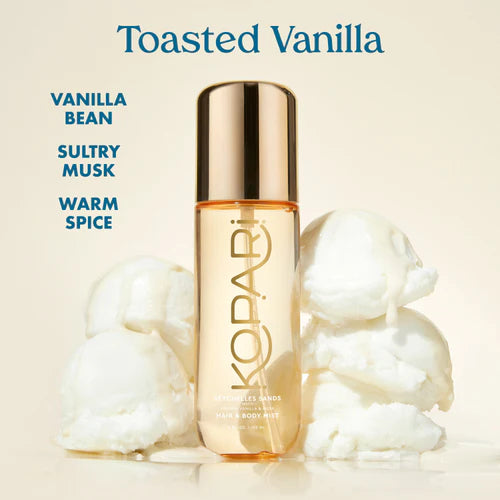 Kopari      
Hair & Body Mist - Seychelles Sands     
🤍🤍