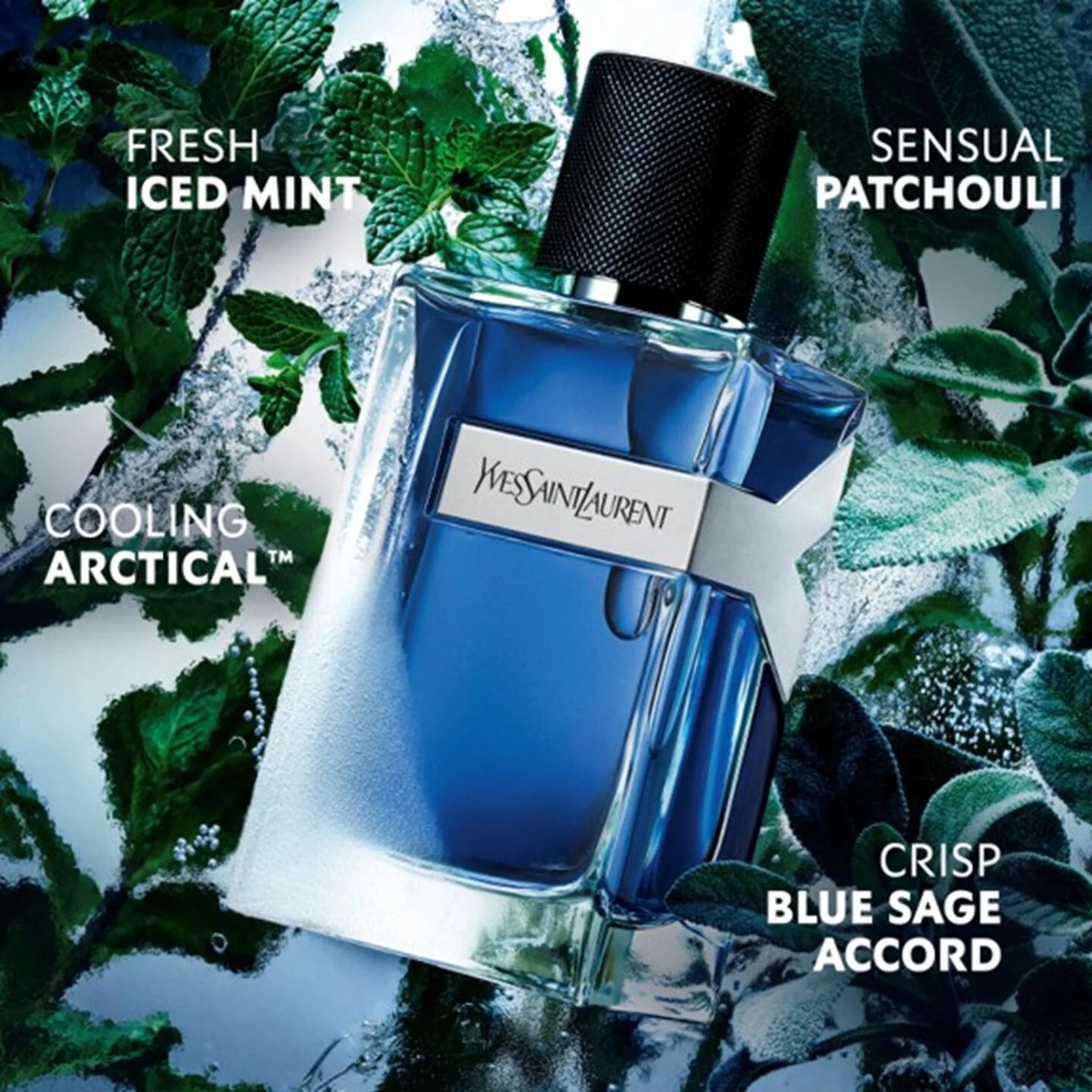 Yves Saint Laurent       
Y Iced Cologne Eau De Toilette     
💙💙
