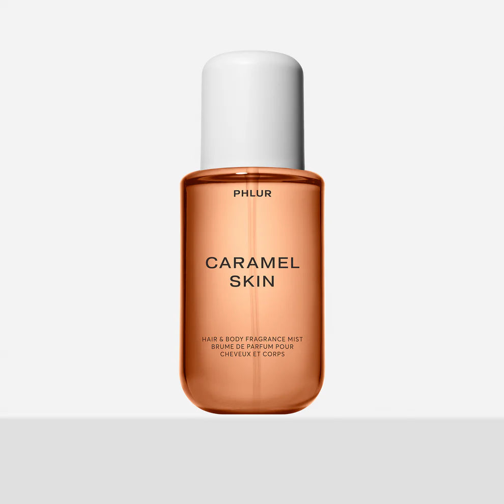 Phlur      
Caramel Skin Body & Hair Fragrance Mist     
🤎🤎
