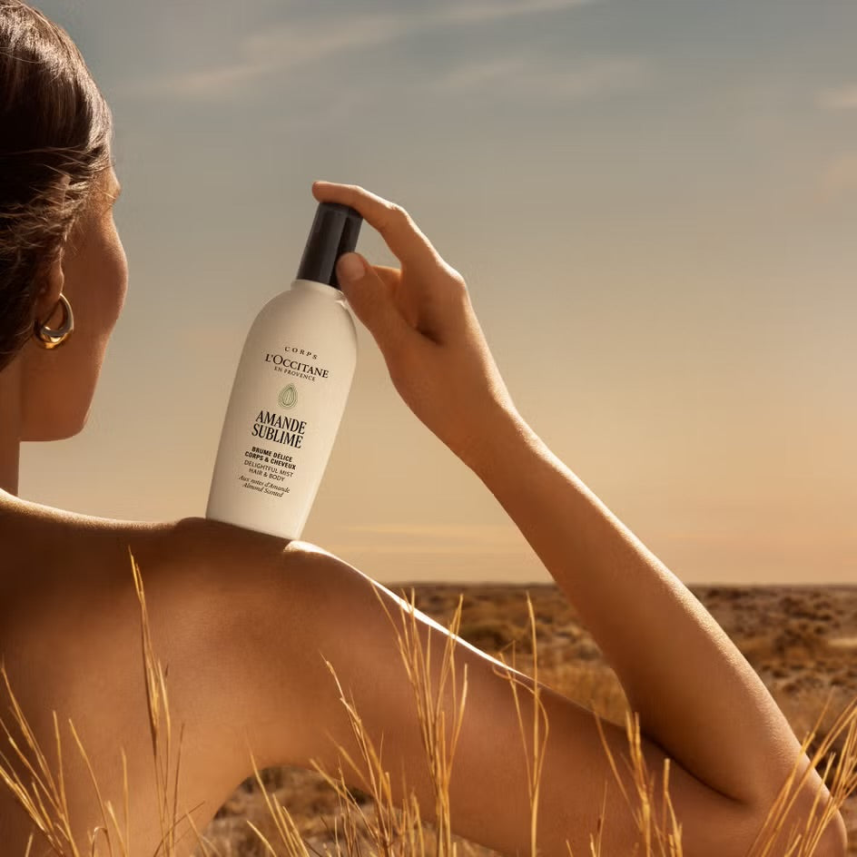 L'Occitane 
Amande Body & Hair Mist 🤍