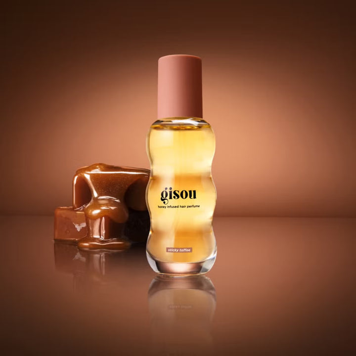 Gisou     
Mini Honey Infused Hair Perfume - Sticky Toffee 🤎