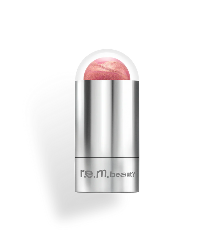 r.e.m.beauty 
mélange à trois blush & highlight stick - Satin 🩷