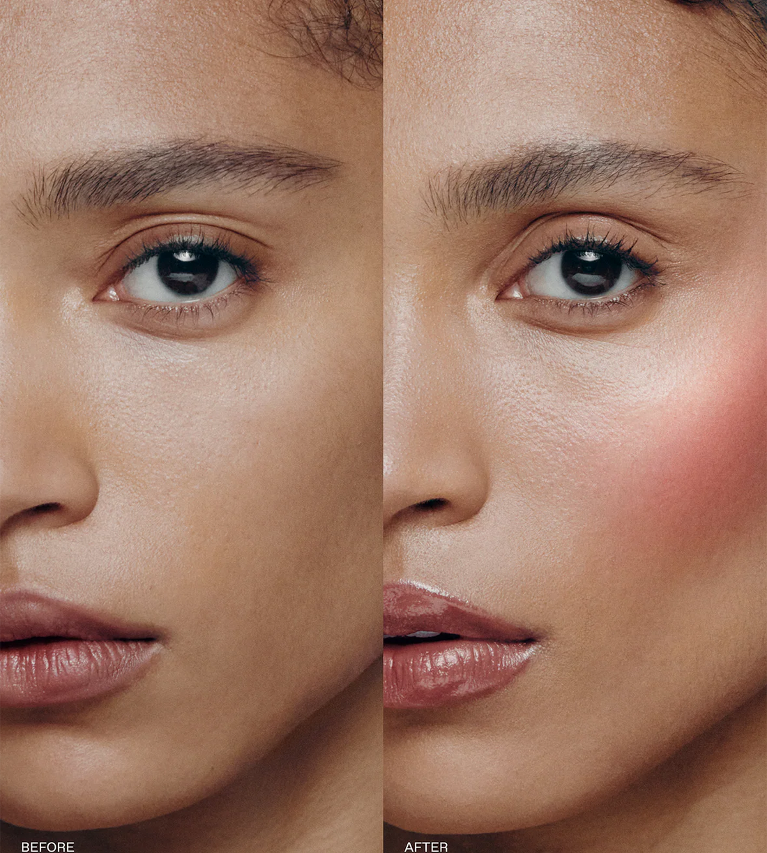 r.e.m.beauty 
mélange à trois blush & highlight stick - Satin 🩷