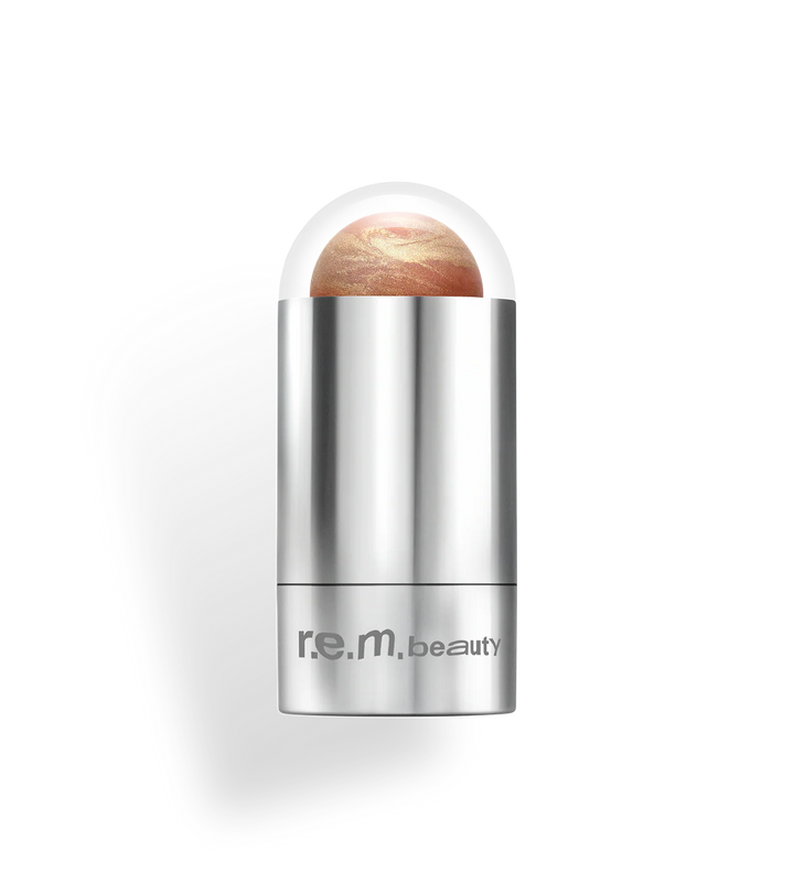 r.e.m.beauty 
mélange à trois blush & highlighter stick - Petal