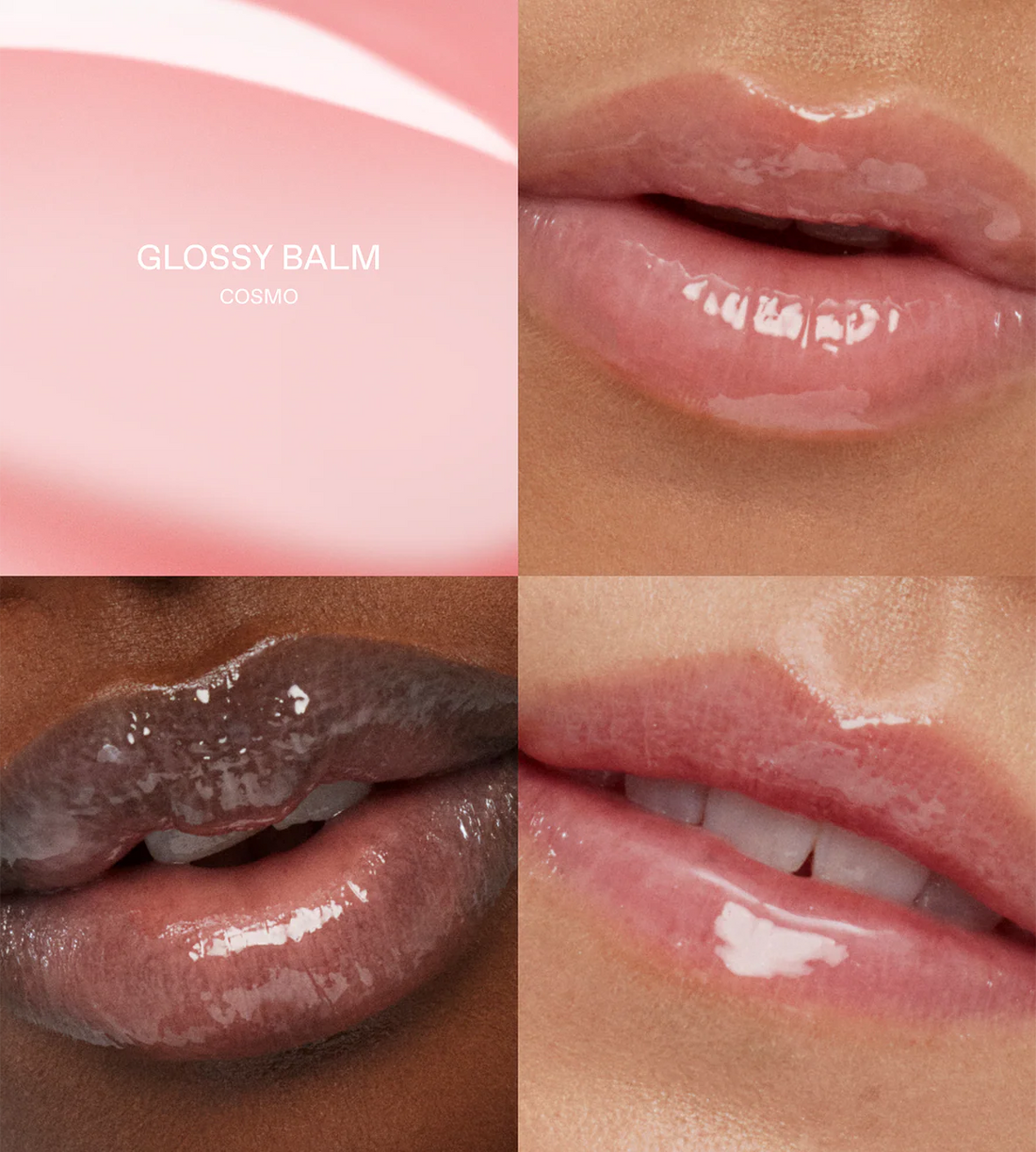 r.e.m.beauty 
essential drip glossy Lip balm - Cosmo 🩷