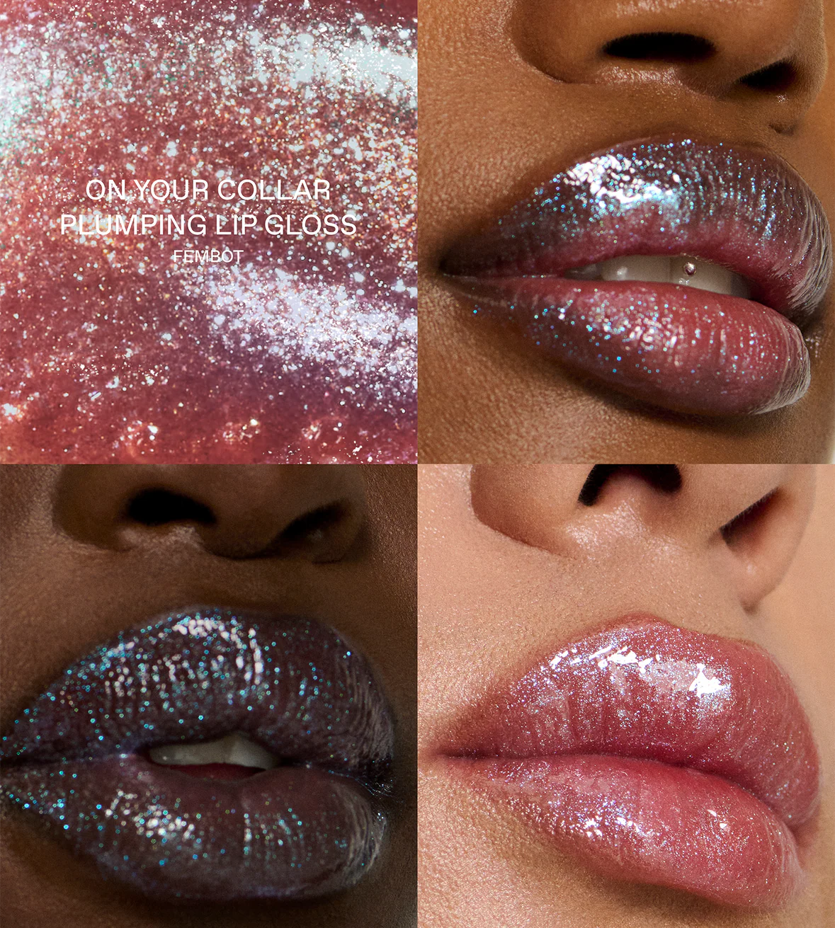 r.e.m.beauty 
On Your Collar Plumping Lip Gloss - Fembot 🩷