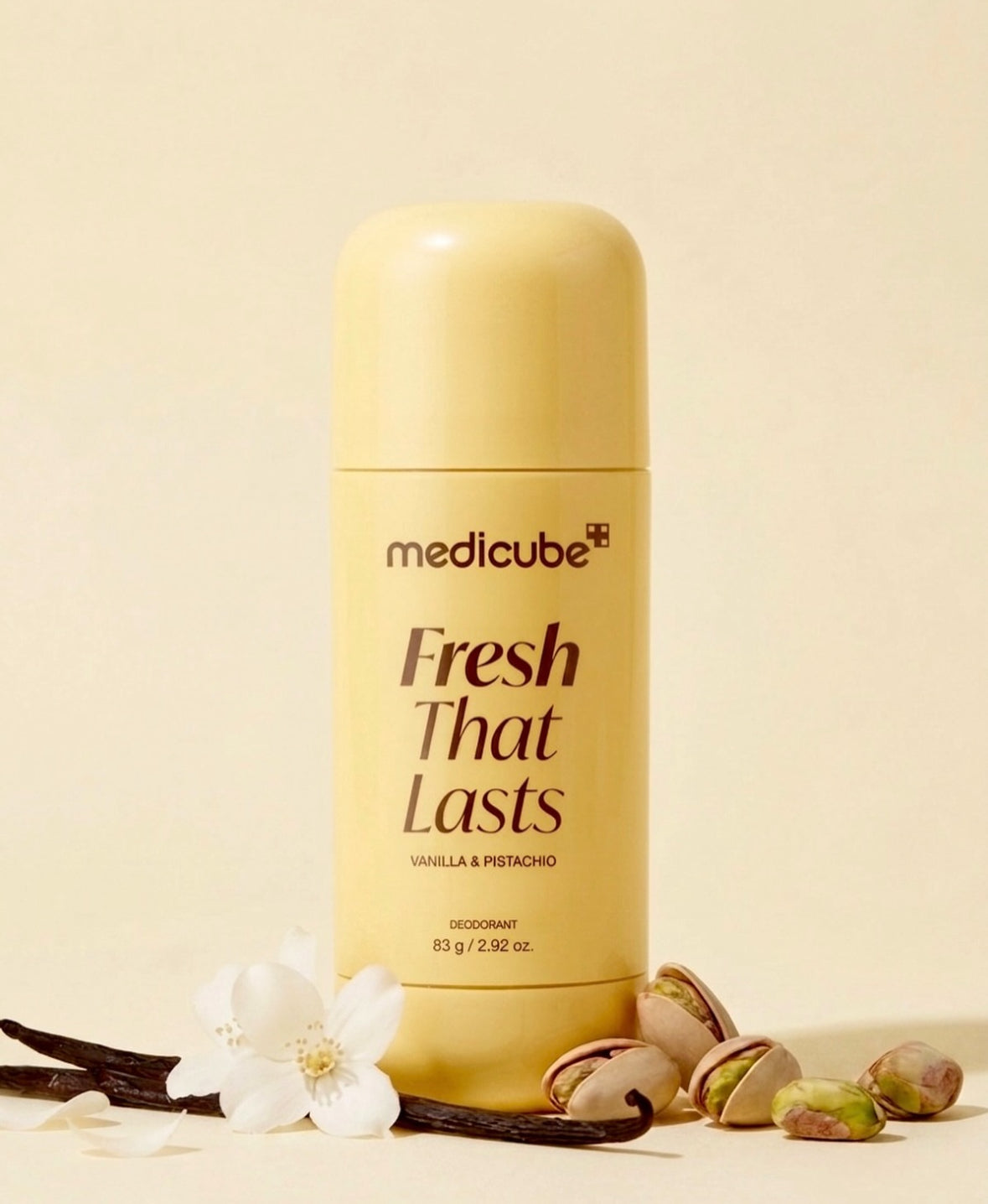 Medicube    
Fresh That Lasts Vanilla & Pistachio Deodorant 💛