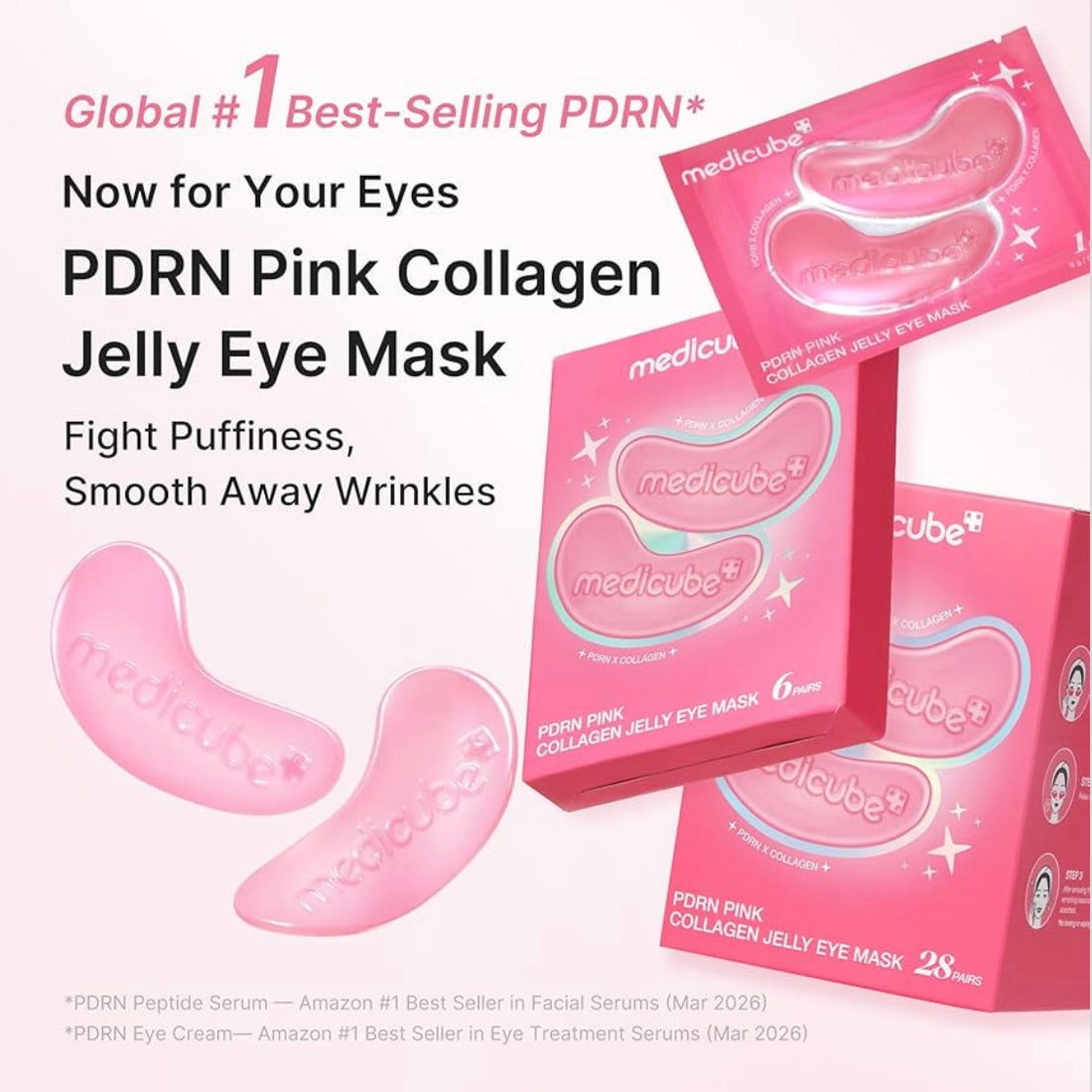 medicube    
Jelly Eye Mask PDRN Pink Collagen 🩷