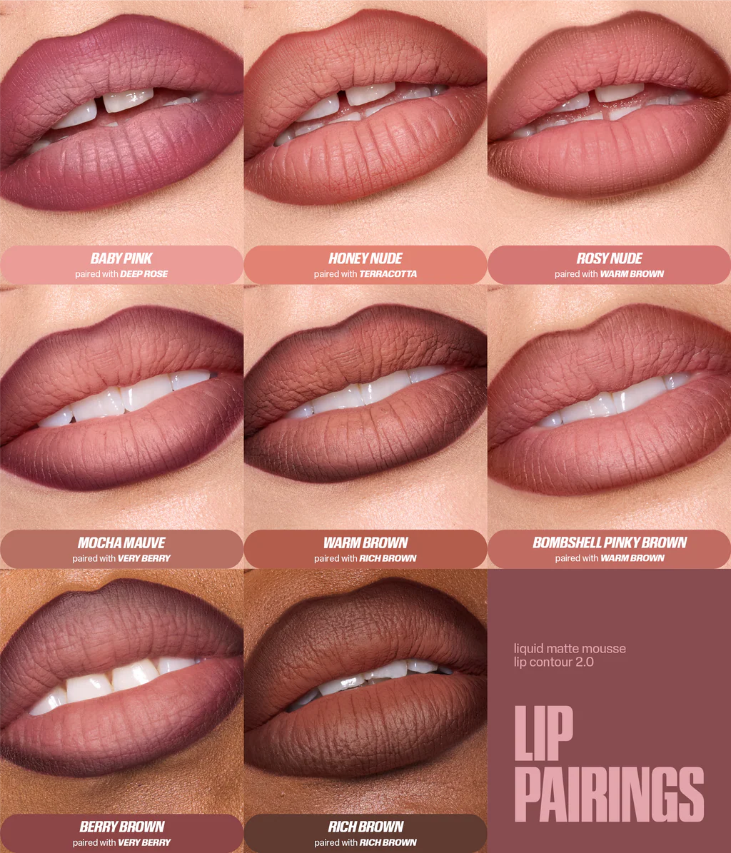 Huda Beauty 
Liquid Matte Mousse 🤎