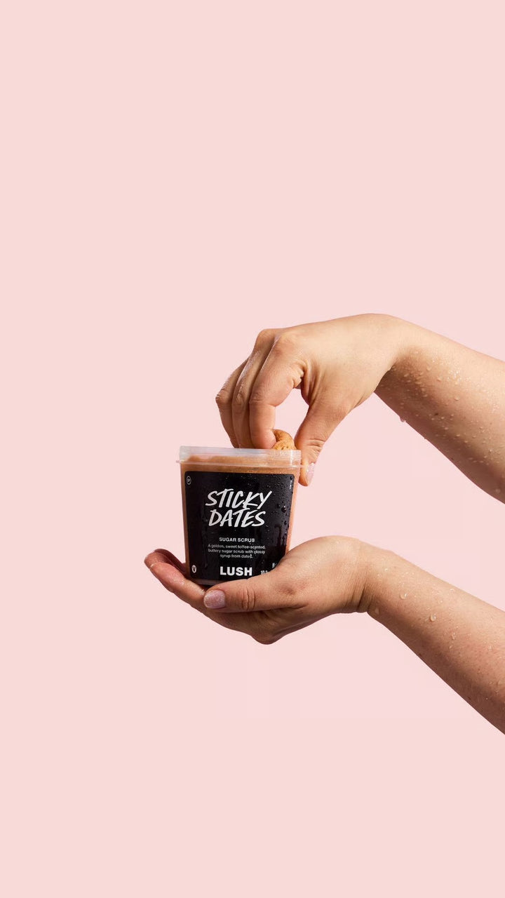 Lush 
Sticky Dates Body Scrub 🤎