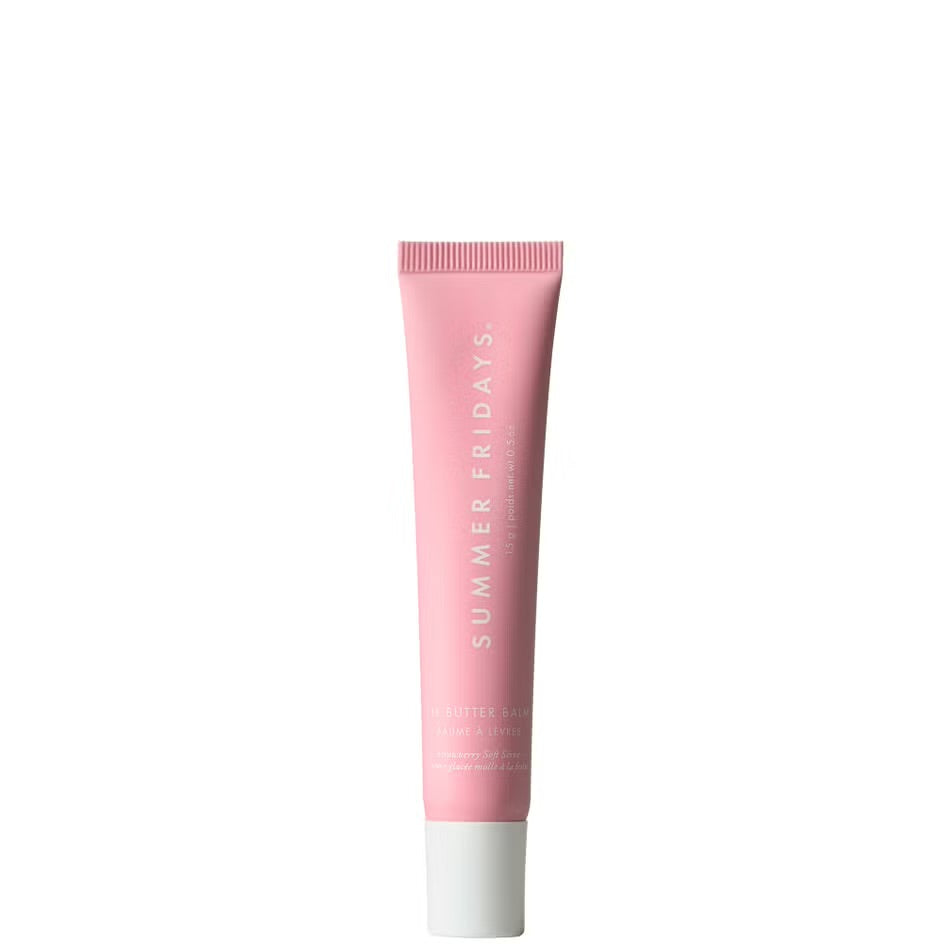 SUMMER FRIDAYS 
Summer Fridays Lip Butter Balm Strawberry Soft Serve 🍓