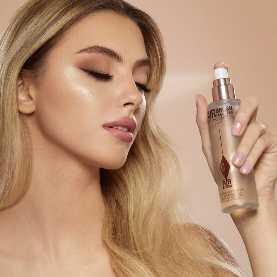 CHARLOTTE TILBURY 
Charlotte Tilbury Airbrush Flawless Setting Spray Duo 🩷