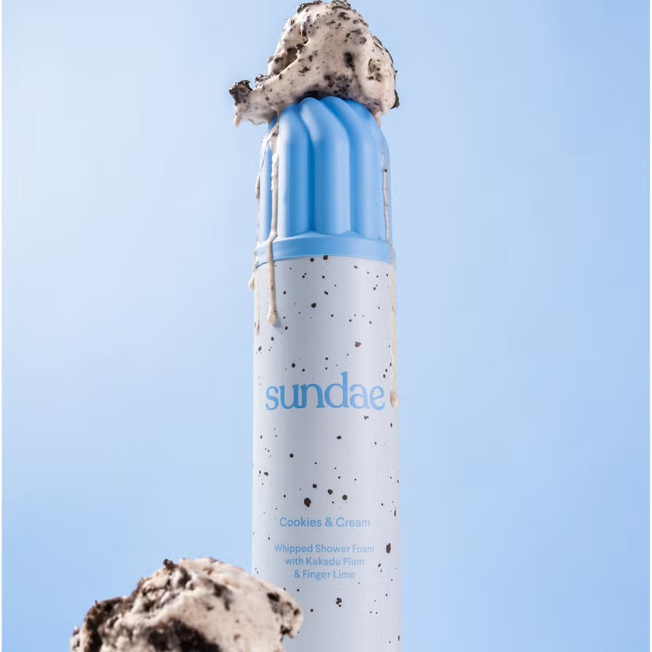 SUNDAE 
Shower Foam Cookies & Cream 🩵