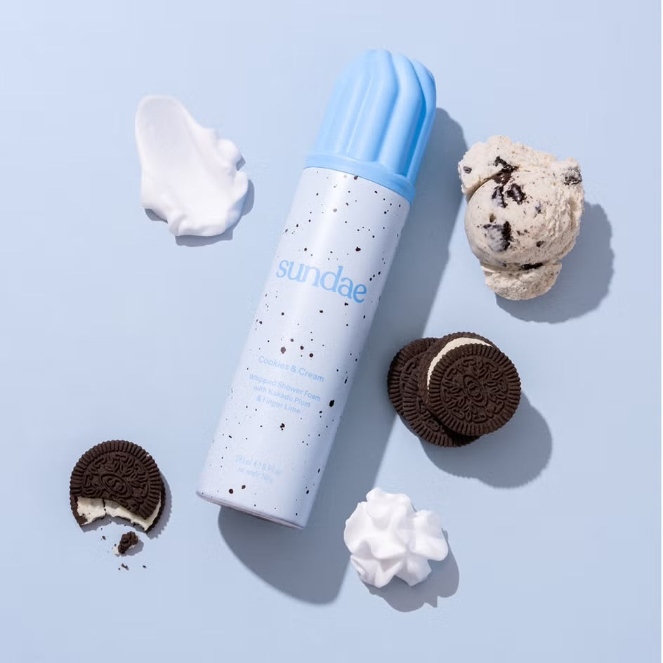SUNDAE 
Shower Foam Cookies & Cream 🩵
