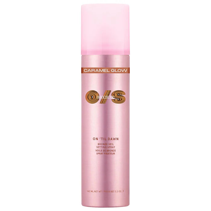 ONE/SIZE by Patrick Starrr     
 On 'Til Dawn Bronze Veil Waterproof Setting Spray - Caramel Glow - medium bronze🤎