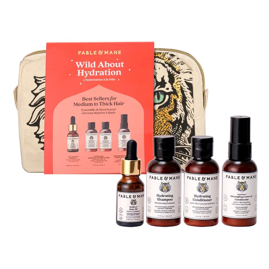 Fable & mane      
Wild About Hydration Travel Set ❤️
