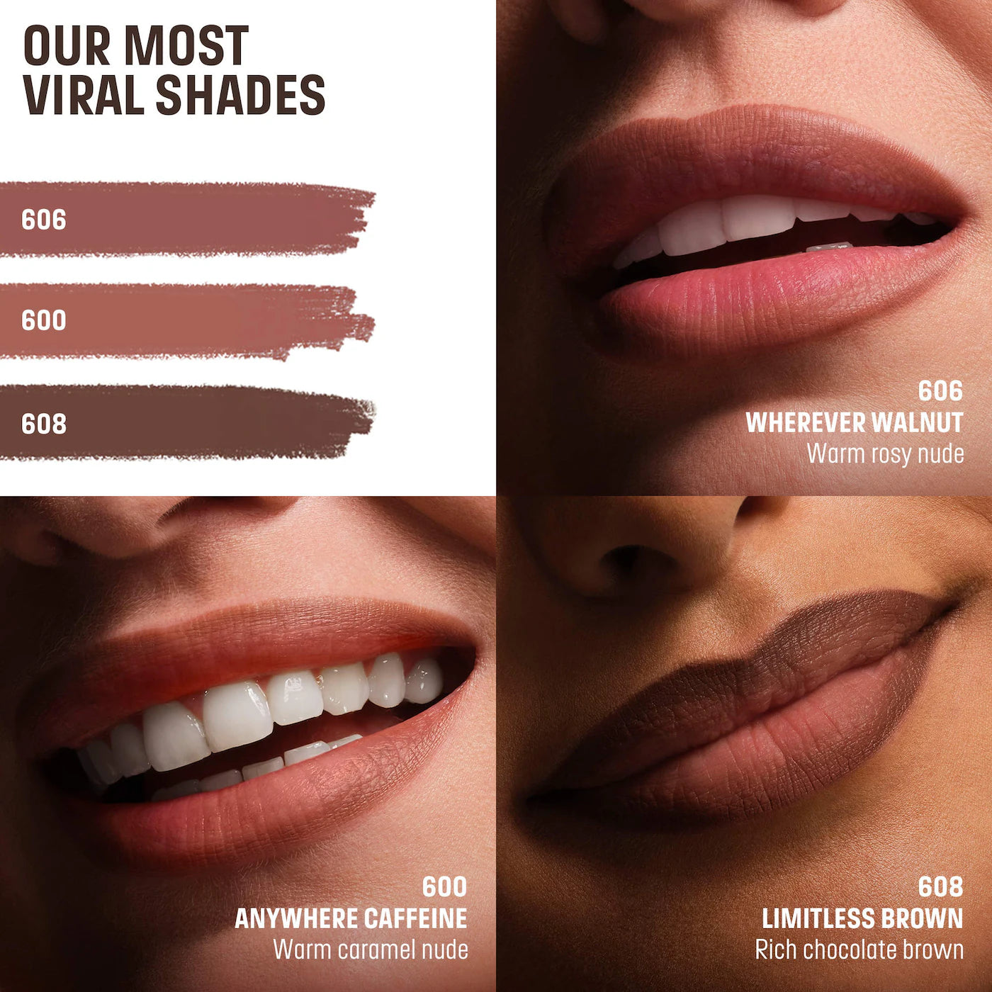 MAKE UP FOR EVER   
Artist Color Pencil Long-Lasting Lip Liner (608) 🤎