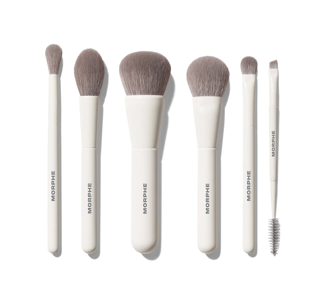 MORPHE    
Along For The Glide 6-Piece Travel Brush Set 💚