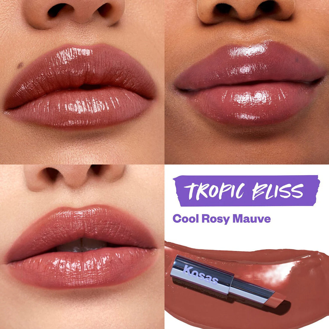 KOSAS       
Plump + Juicy Lips Trio Set 🩷🤎