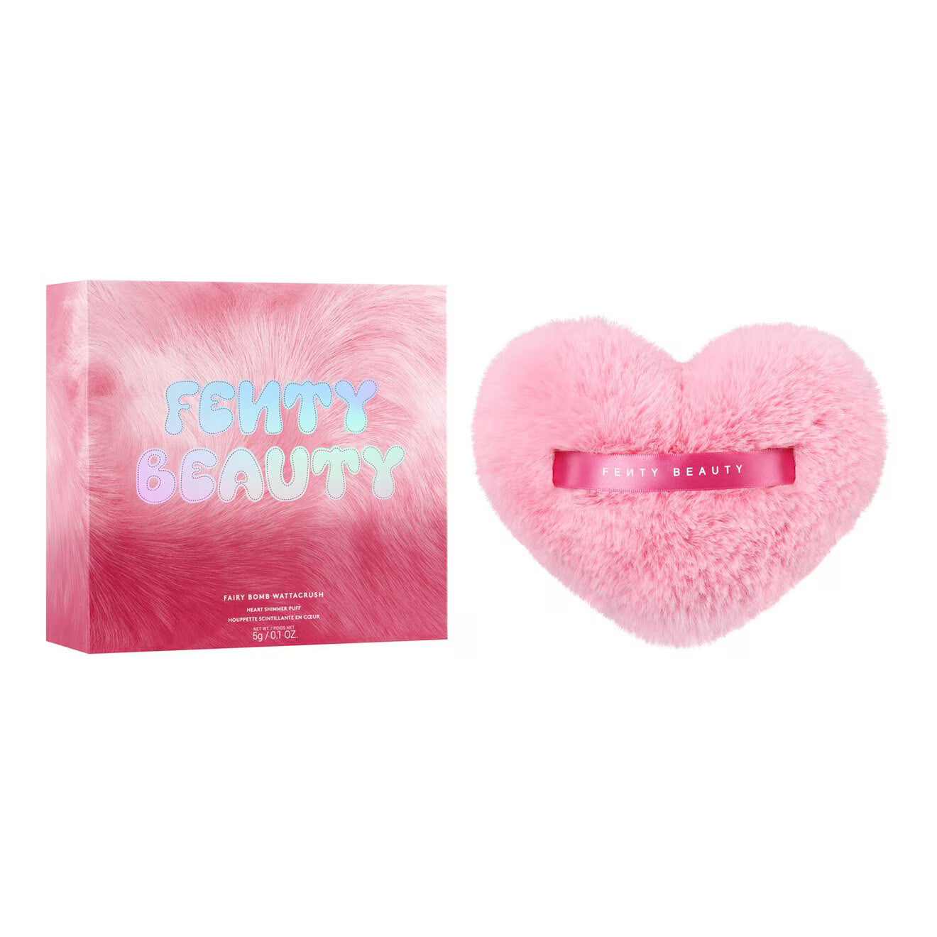 FENTY BEAUTY Heart Shimmer Puff - Wattabrat Collection 🩷