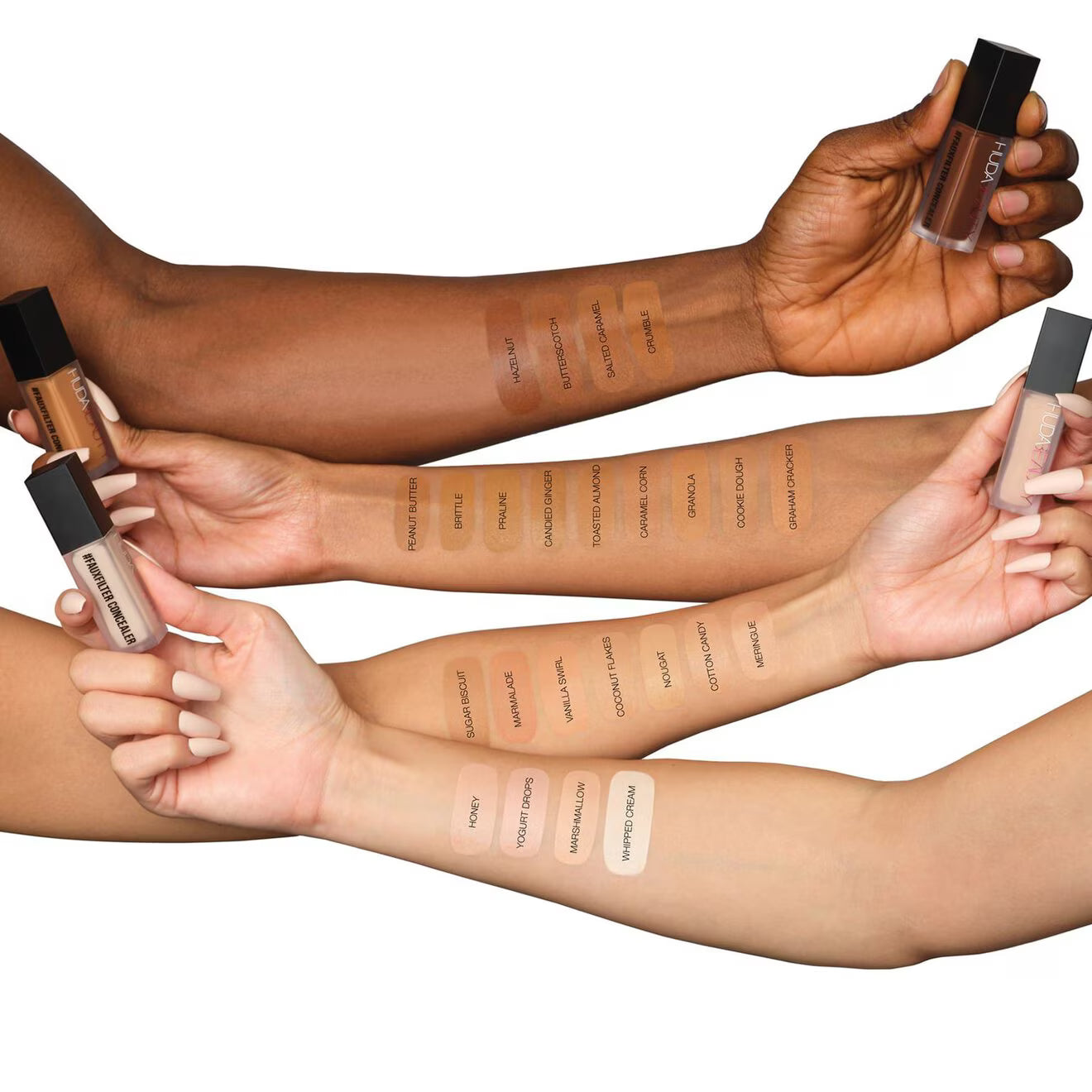 HUDA BEAUTY 
#FAUXFILTER Luminous Matte Concealer ❤️