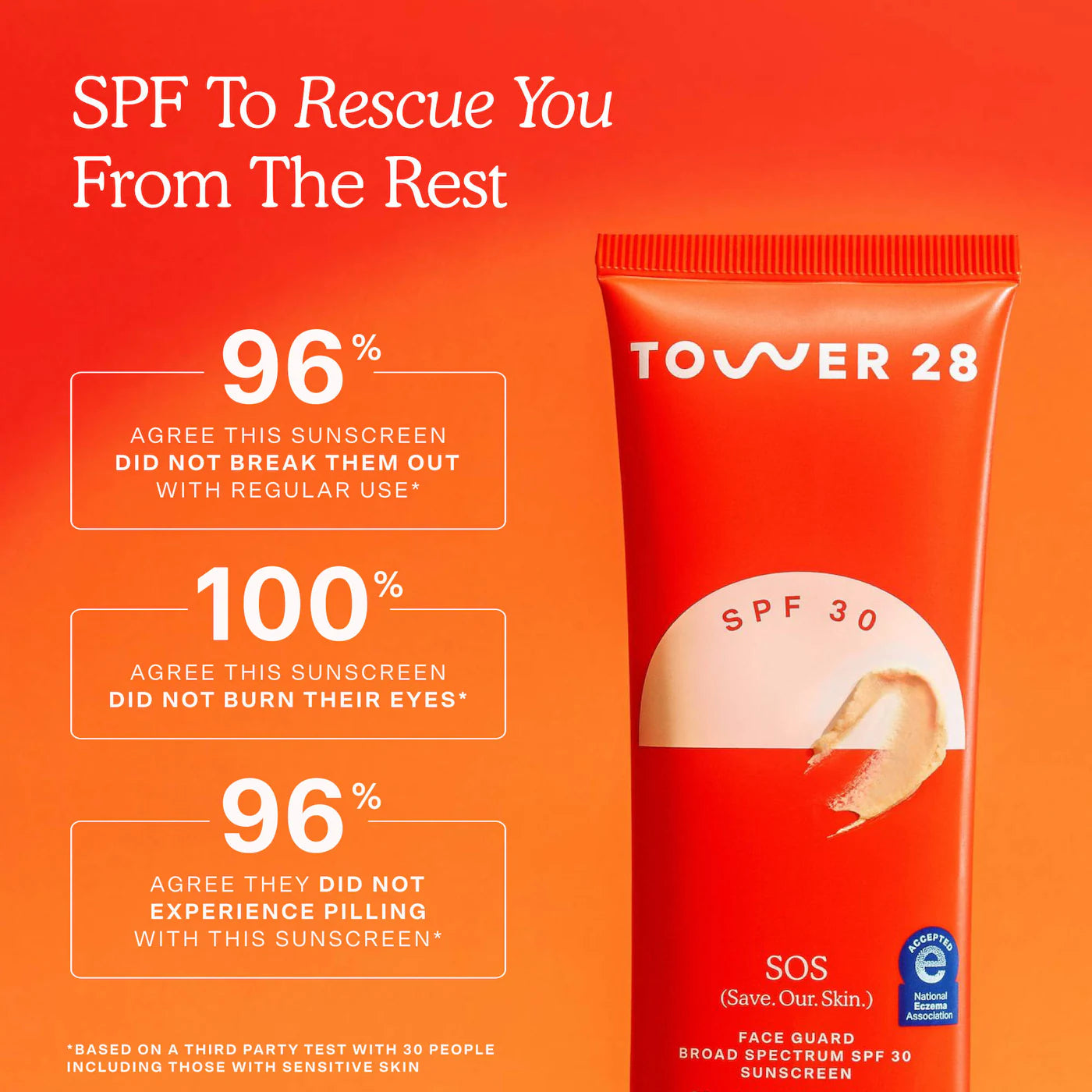 Tower 28 Beauty  SOS FaceGuard SPF 30 Mineral Sunscreen J