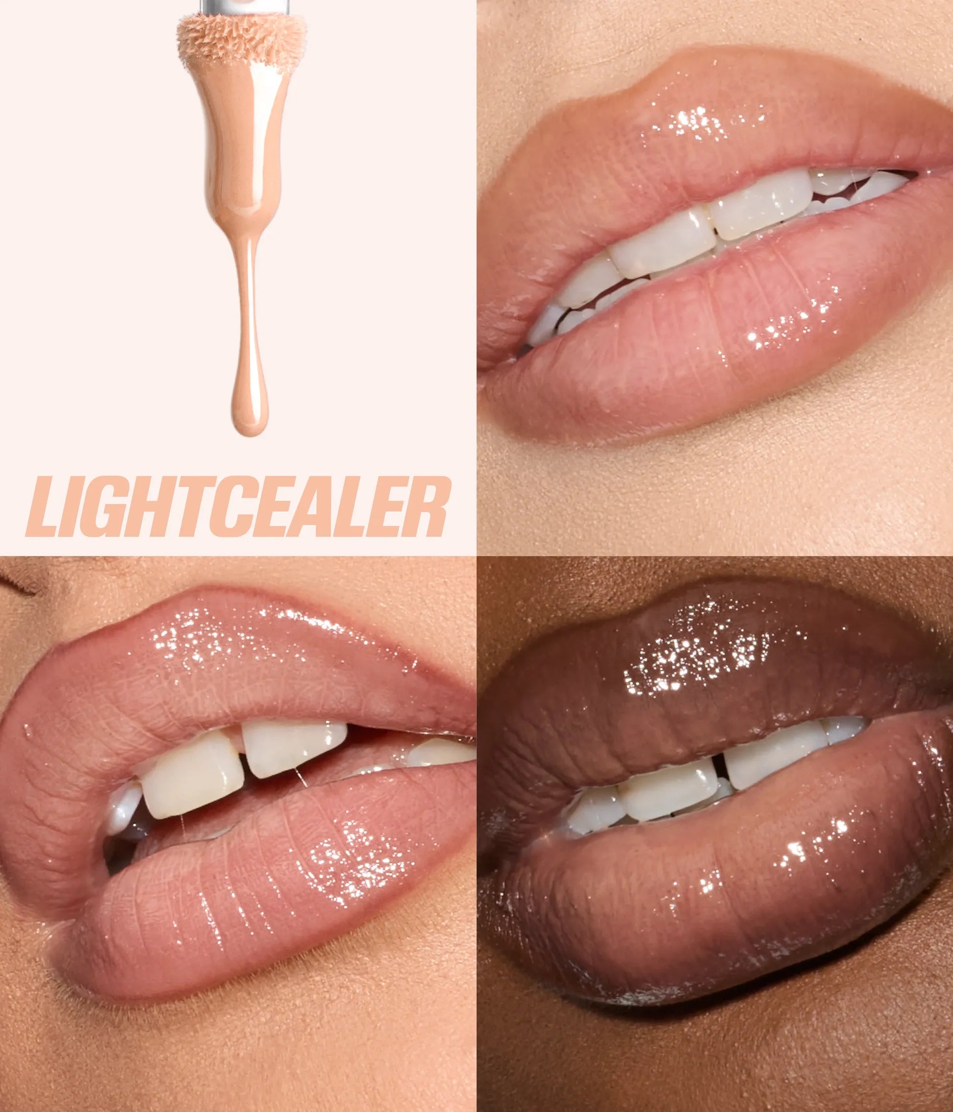 Huda Beauty    
Faux Filler Extra Shine Lip Gloss - Lightcealer 🧡