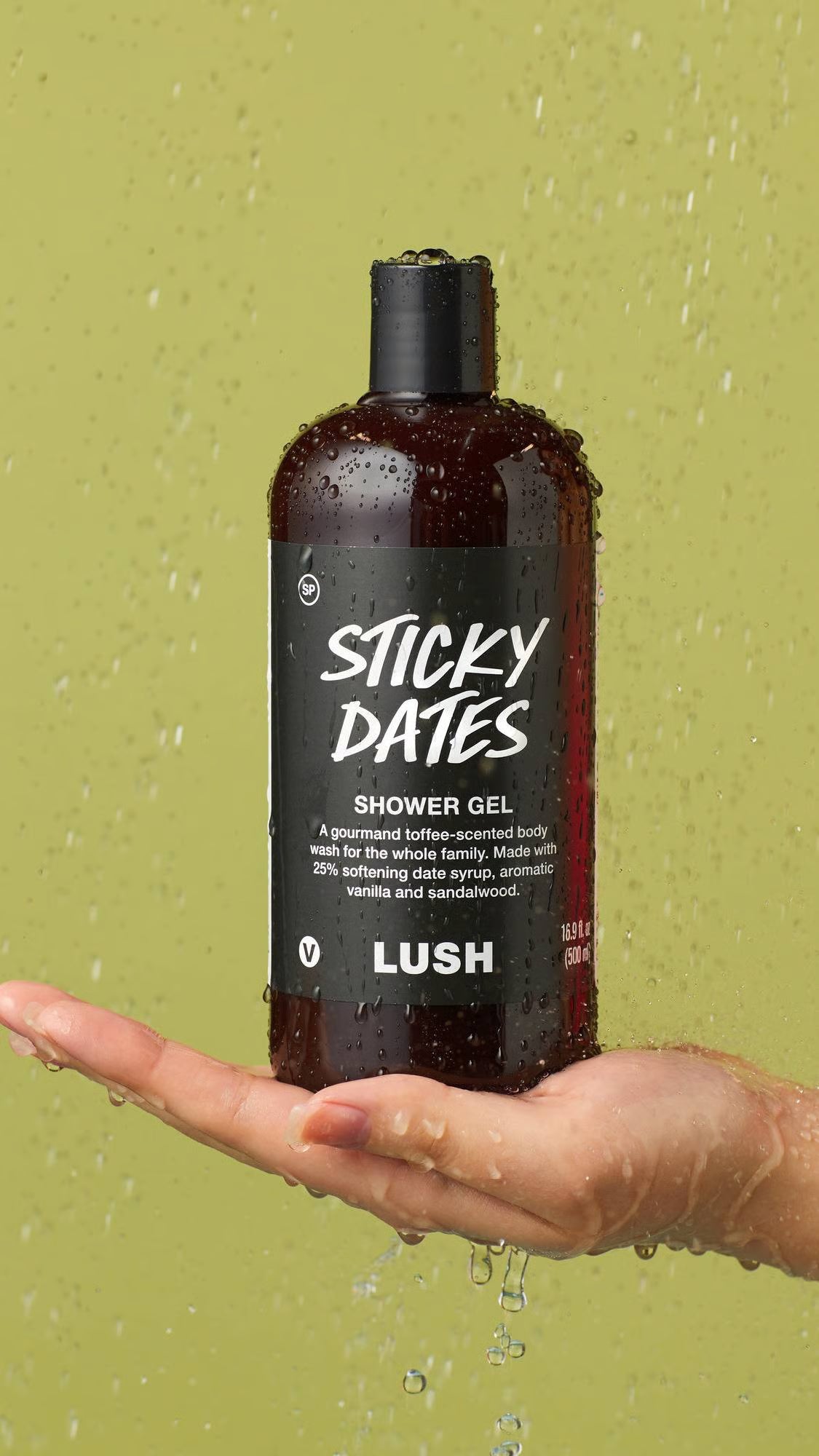 Lush
Sticky Dates Shower Gel 🖤