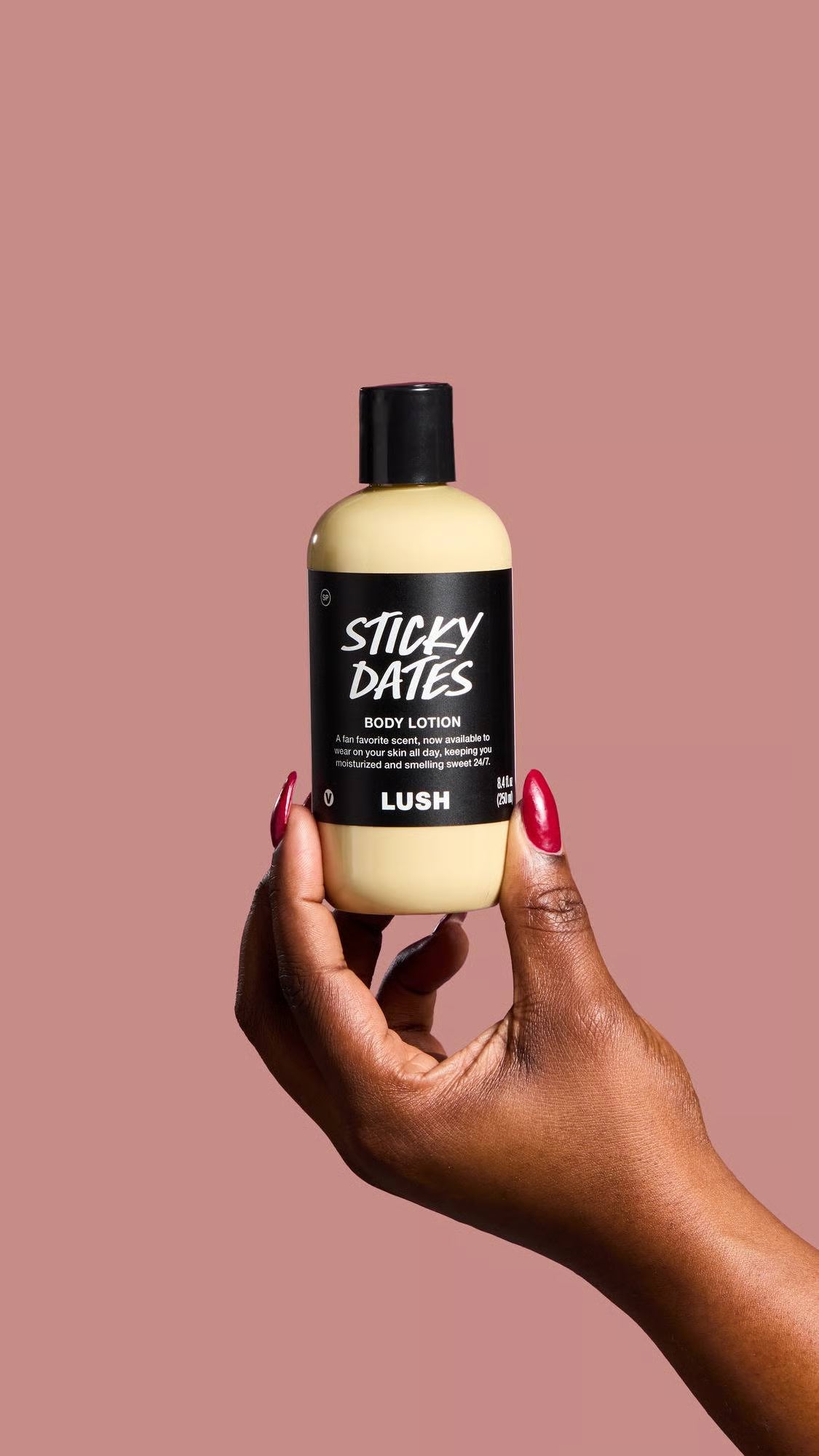 Lush
Sticky Dates Body Lotion 🖤