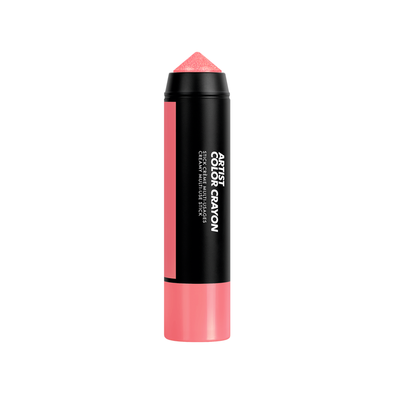 Make Up For Ever   
ARTIST COLOR CRAYON Multi-use stick: creamy texture for cheeks, eyes & lips - 212 (fizzy pink - peachy pink - shimmer) ♥️