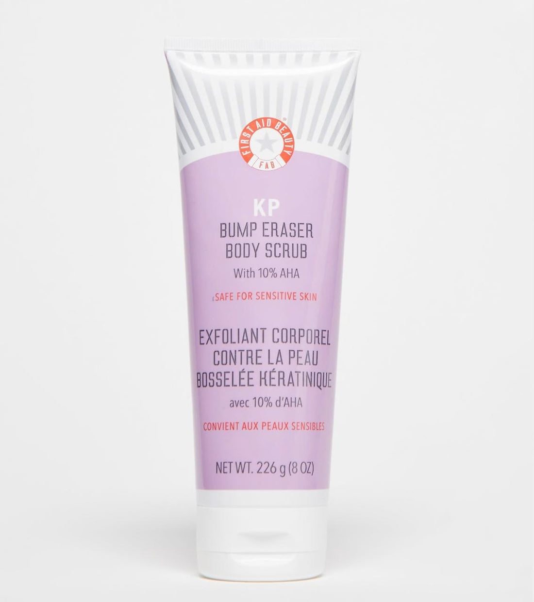 First Aid Beauty
KP Bump Eraser Body Scrub with 10% AHA – Body Exfoliant (Fresh Strawberry) 💜