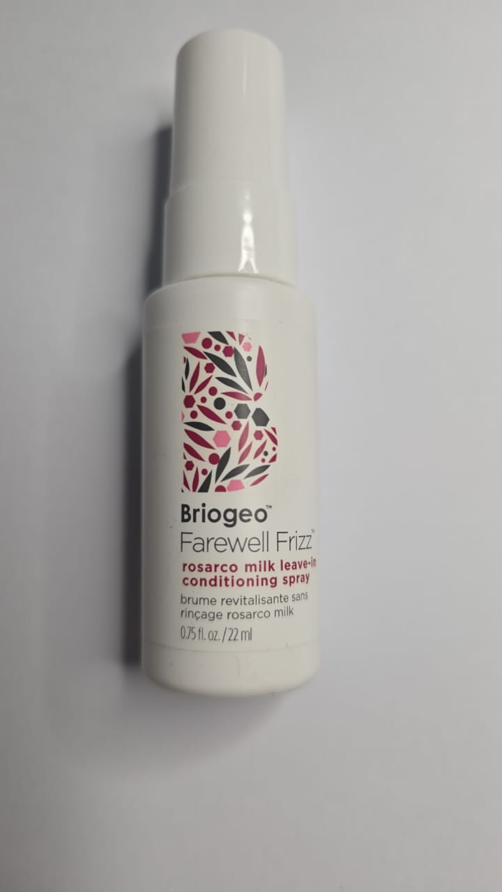 Briogeo 
Mini Rosarco Milk Leave-In Conditioning Spray ❤️