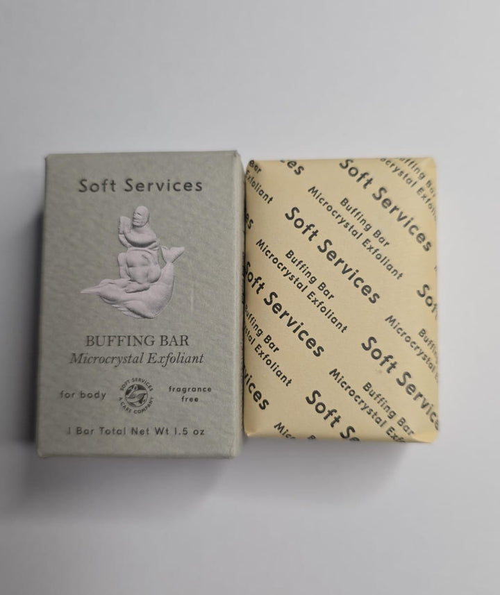Soft Services    
Buffing Bar Exfoliating Body Bar for KP and Ingrown Hair 🤍