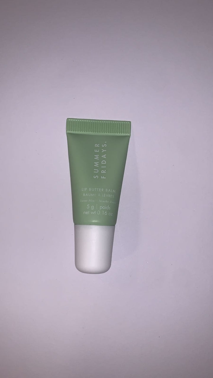 Summer Fridays 
Mini Lip Butter Balm sweet mint 💚