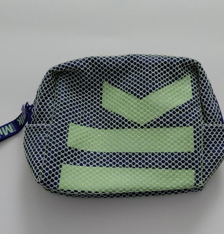 Milk Makeup Milk Makeup Purple and Light Green Mesh Cosmetic Bag 💚