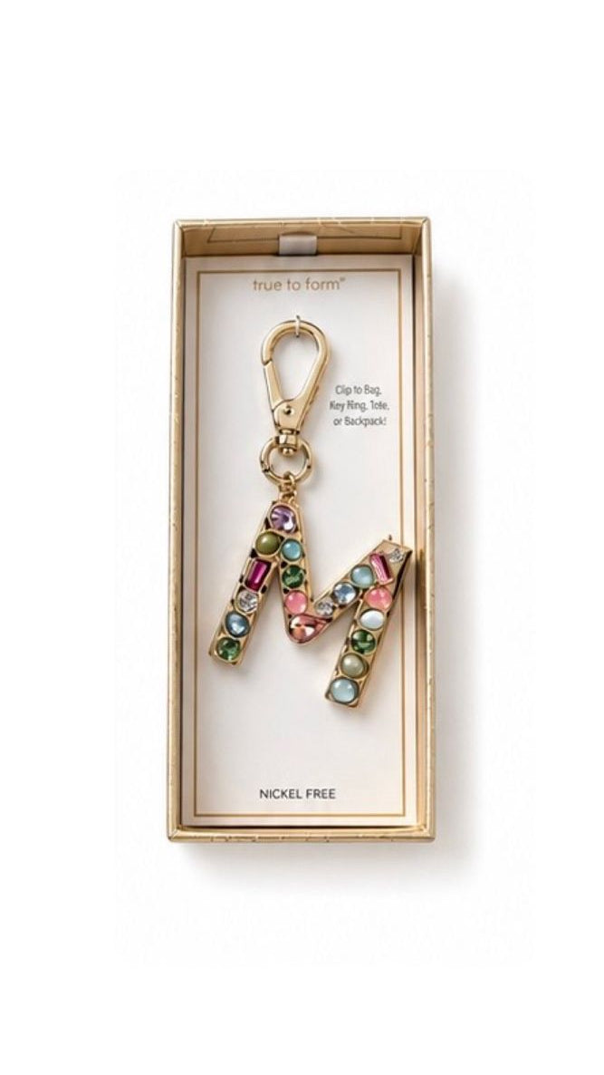 True To Form “M” Handbag Charm ❤️