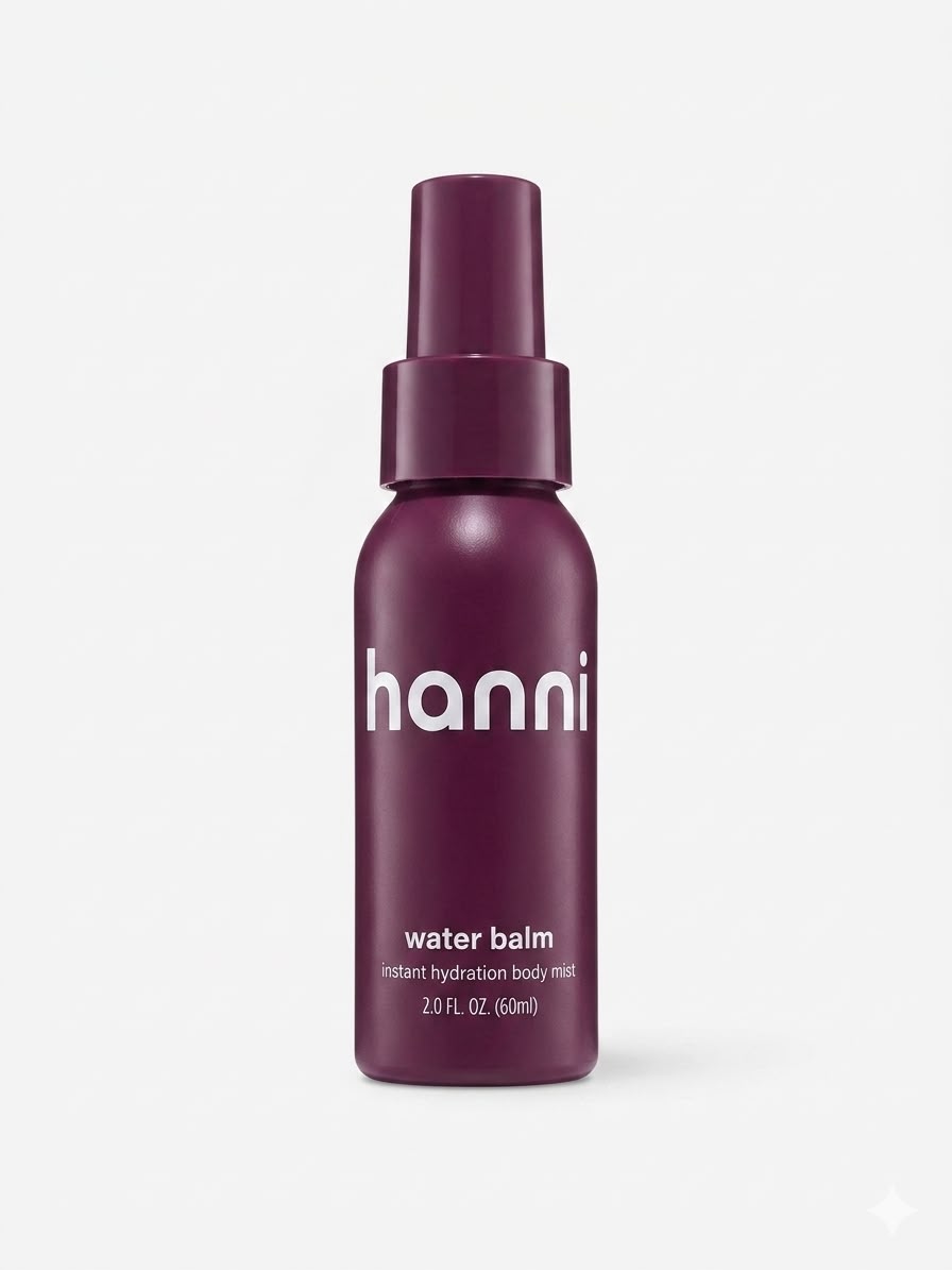 Hanni     
Water Balm Instant Hydration Body Moisturizer Mist 🤎