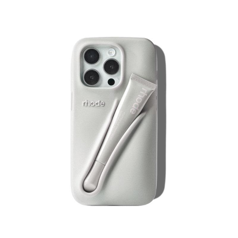 Rhode       
Iphone grey Lip case 🩶✔️