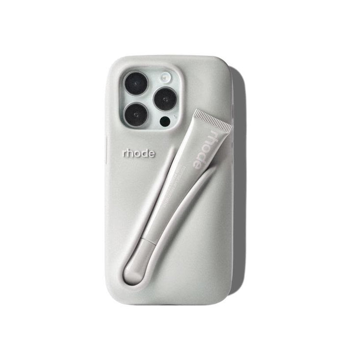 Rhode       
Iphone grey Lip case 🩶✔️