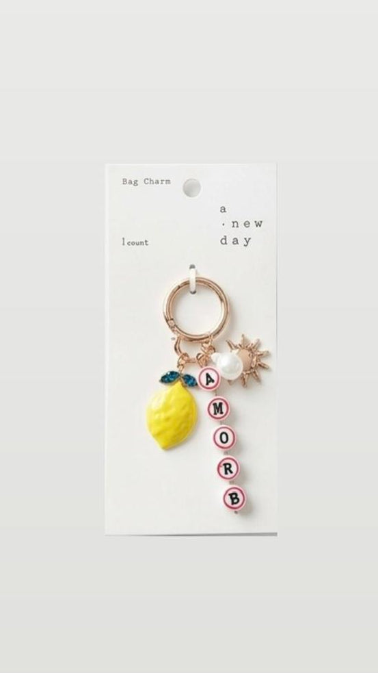 A New Day Bag Charm and Keychain ❤️