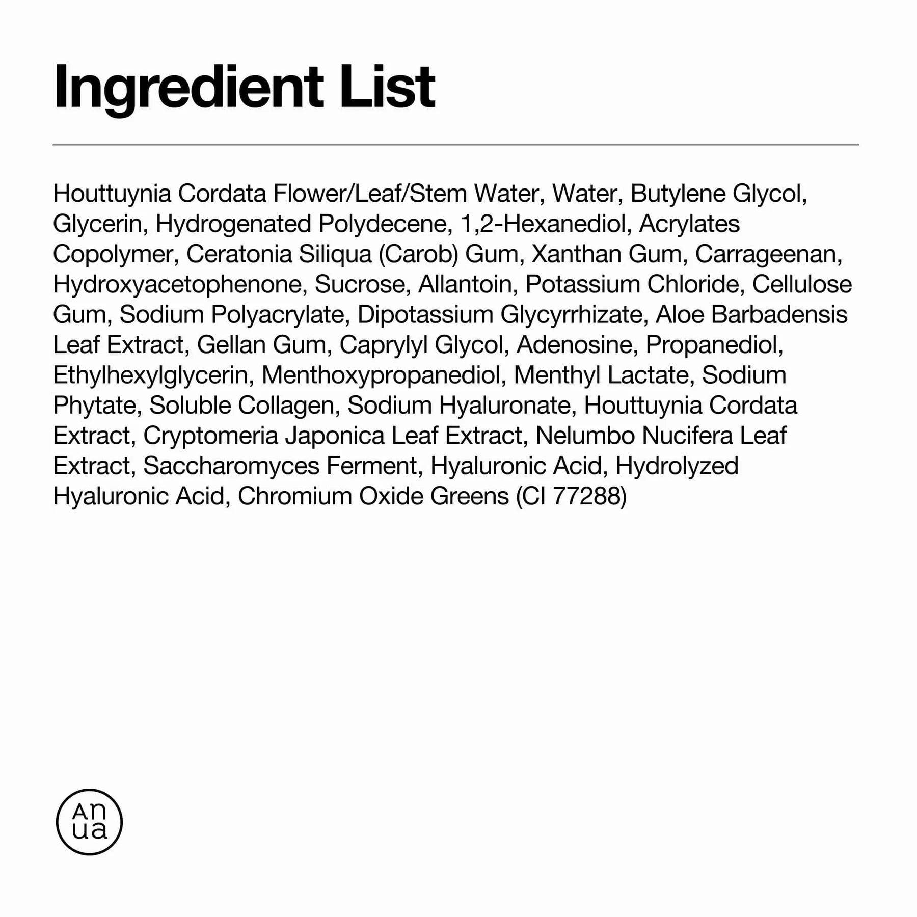 ANUA       
Heartleaf 70 Soothing Collagen Mask 💚