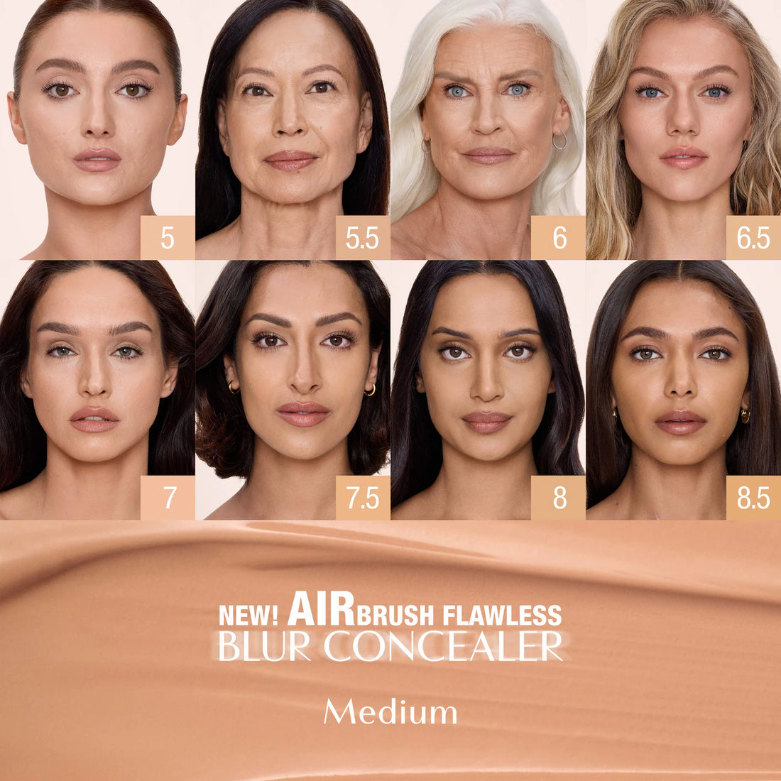 Charlotte Tilbury Airbrush Flawless Blur Concealer with Hyaluronic Acid❤️